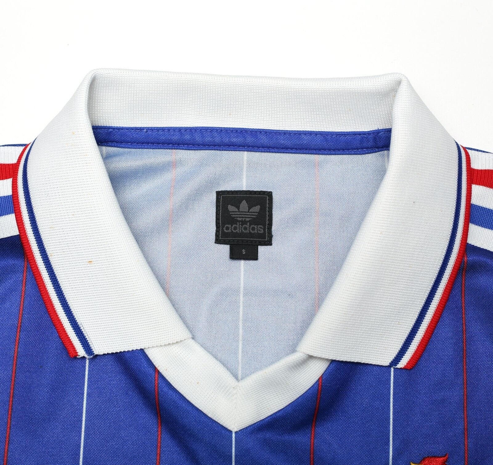 1982 FRANCE Retro adidas Originals Home Football Shirt (S) Carre Magique