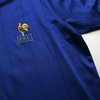 1982 Platini #10 France Retro adidas Originals Home Football Shirt (M/L)