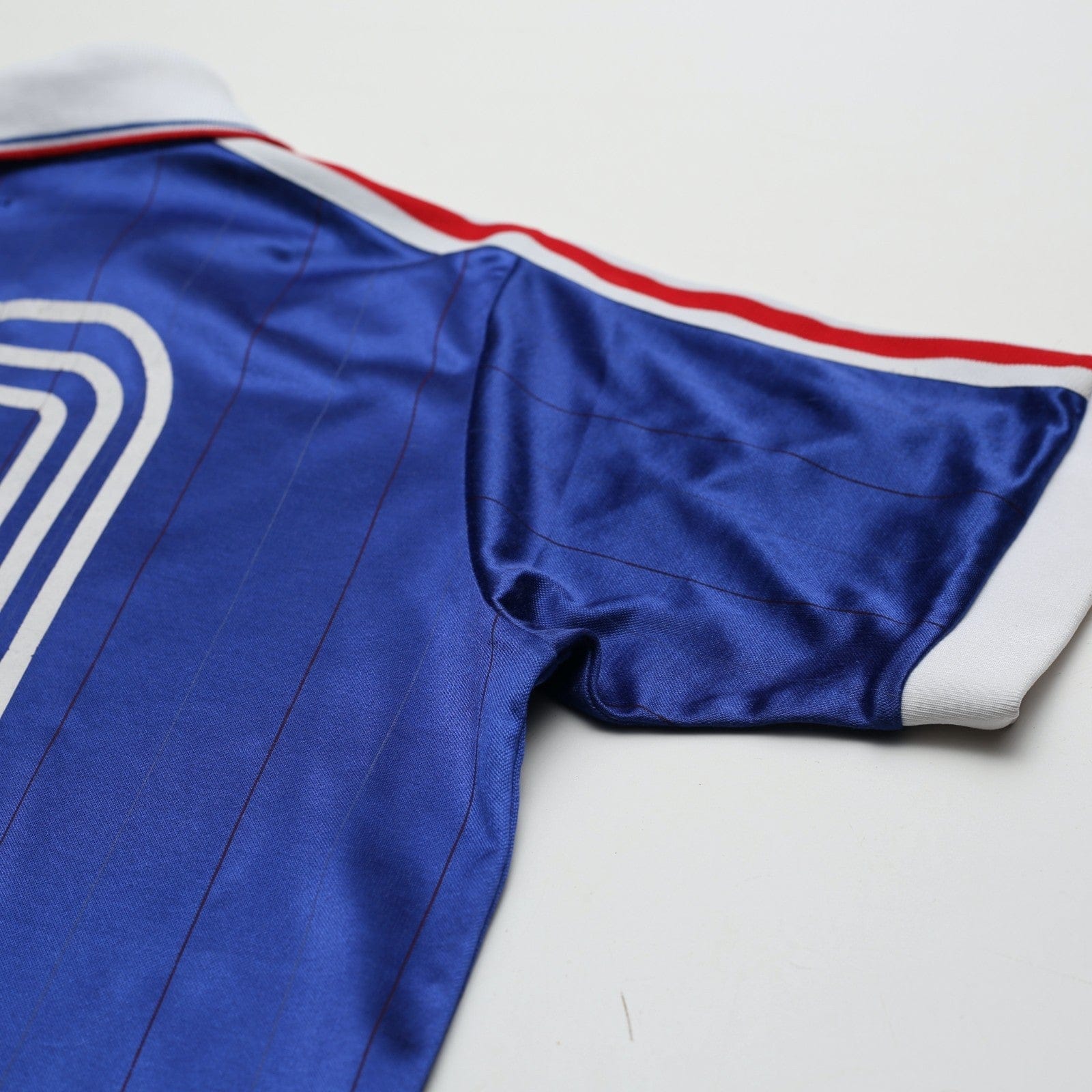 1982 Platini #10 France Retro adidas Originals Home Football Shirt (M/L)
