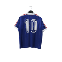 1982 Platini #10 France Retro adidas Originals Home Football Shirt (M/L)