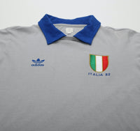 1982 ZOFF #1 Italy Retro adidas Originals World Cup 82 Goalkeeper Shirt (M) GK