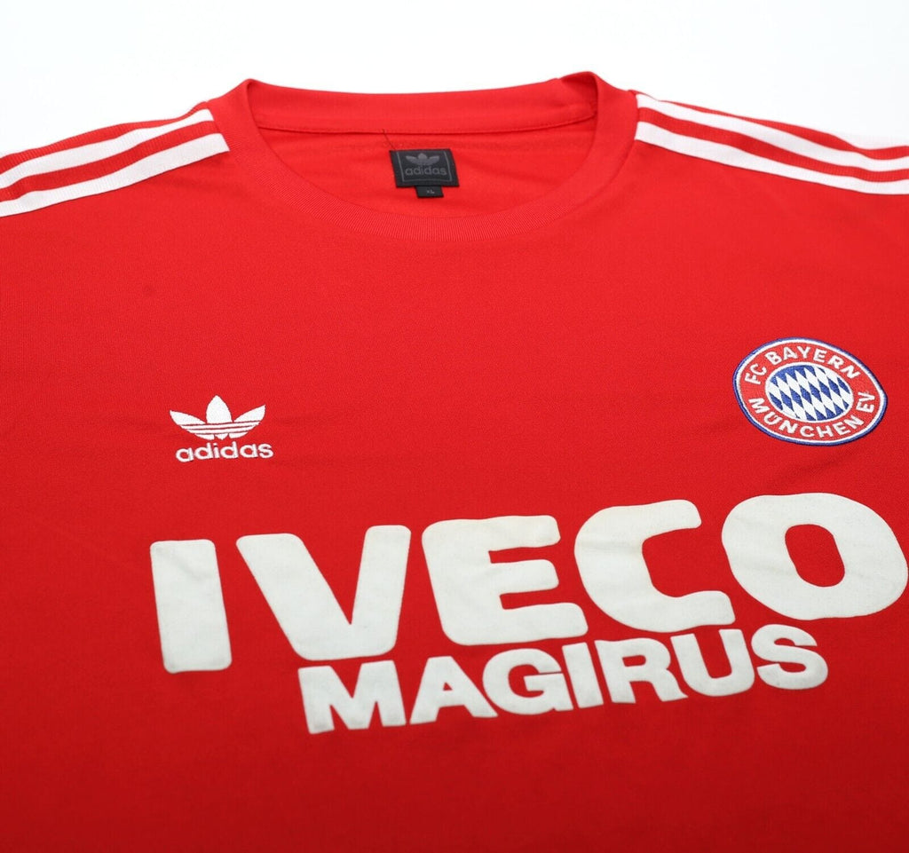 1983/84 BAYERN MUNICH Retro adidas Originals Home LS Football Shirt (XL)