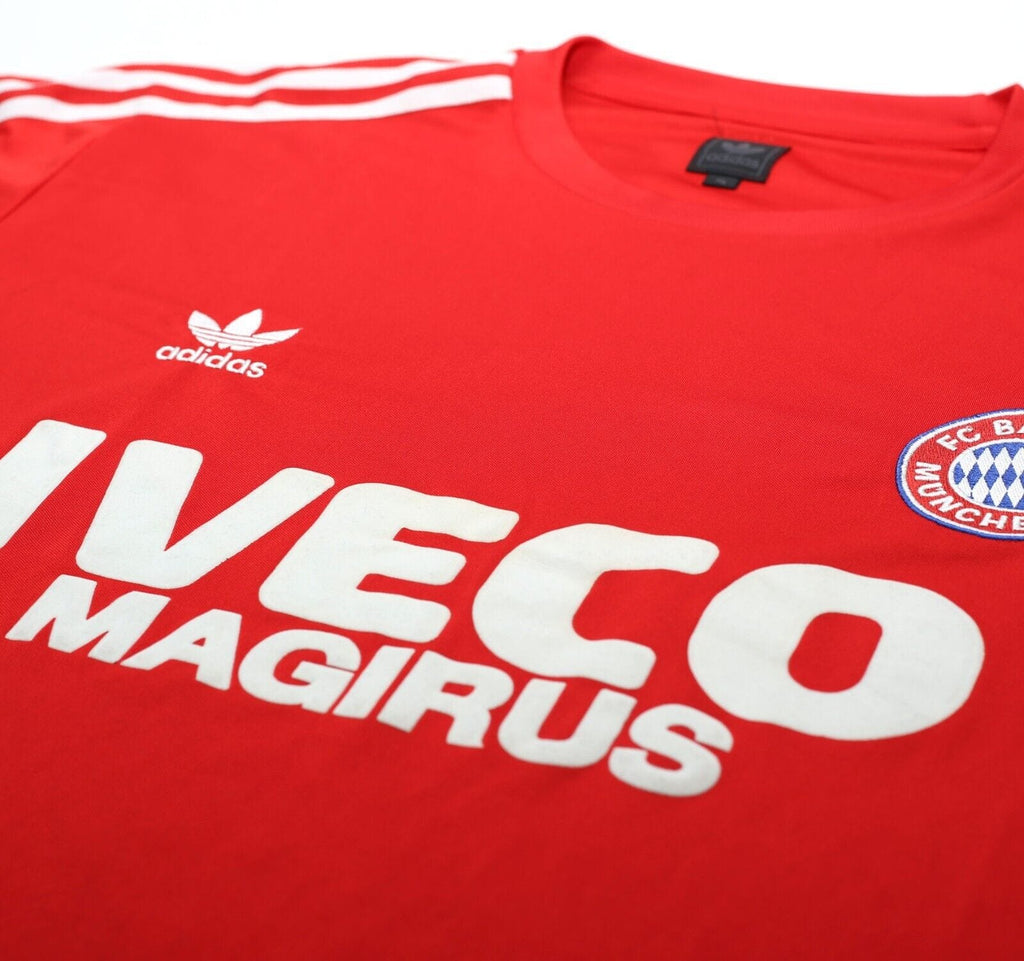 1983/84 BAYERN MUNICH Retro adidas Originals Home LS Football Shirt (XL)