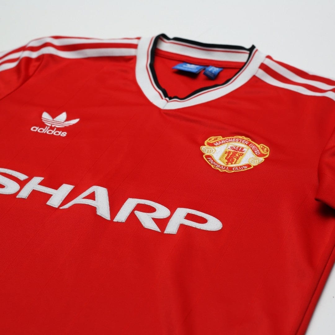 1983/84 Robson #7 Manchester United adidas Originals Home Football Shirt (S/M)