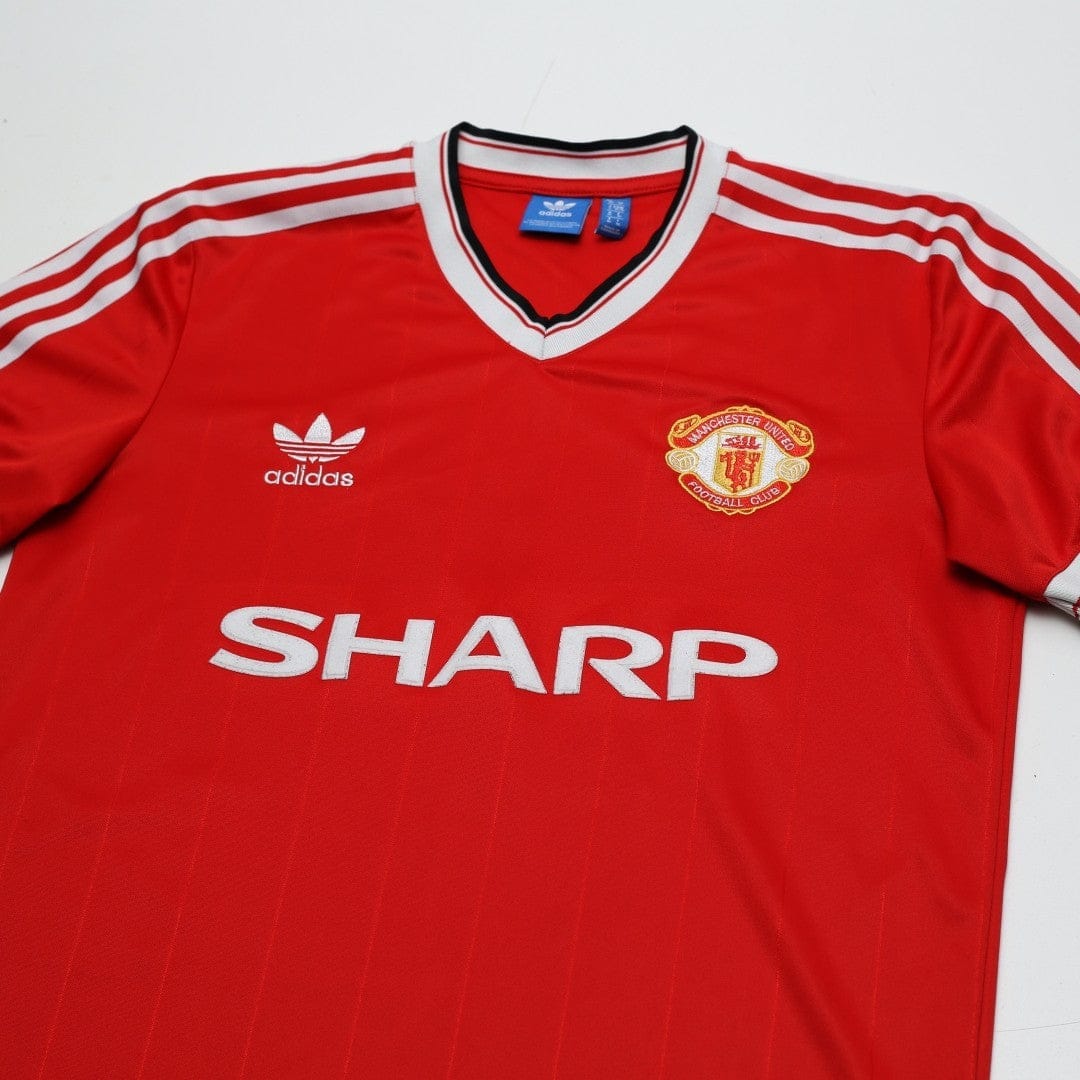 1983/84 Robson #7 Manchester United adidas Originals Home Football Shirt (S/M)