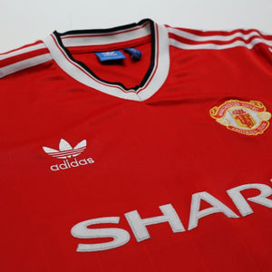 1983/84 Robson #7 Manchester United adidas Originals Home Football Shirt (S/M)
