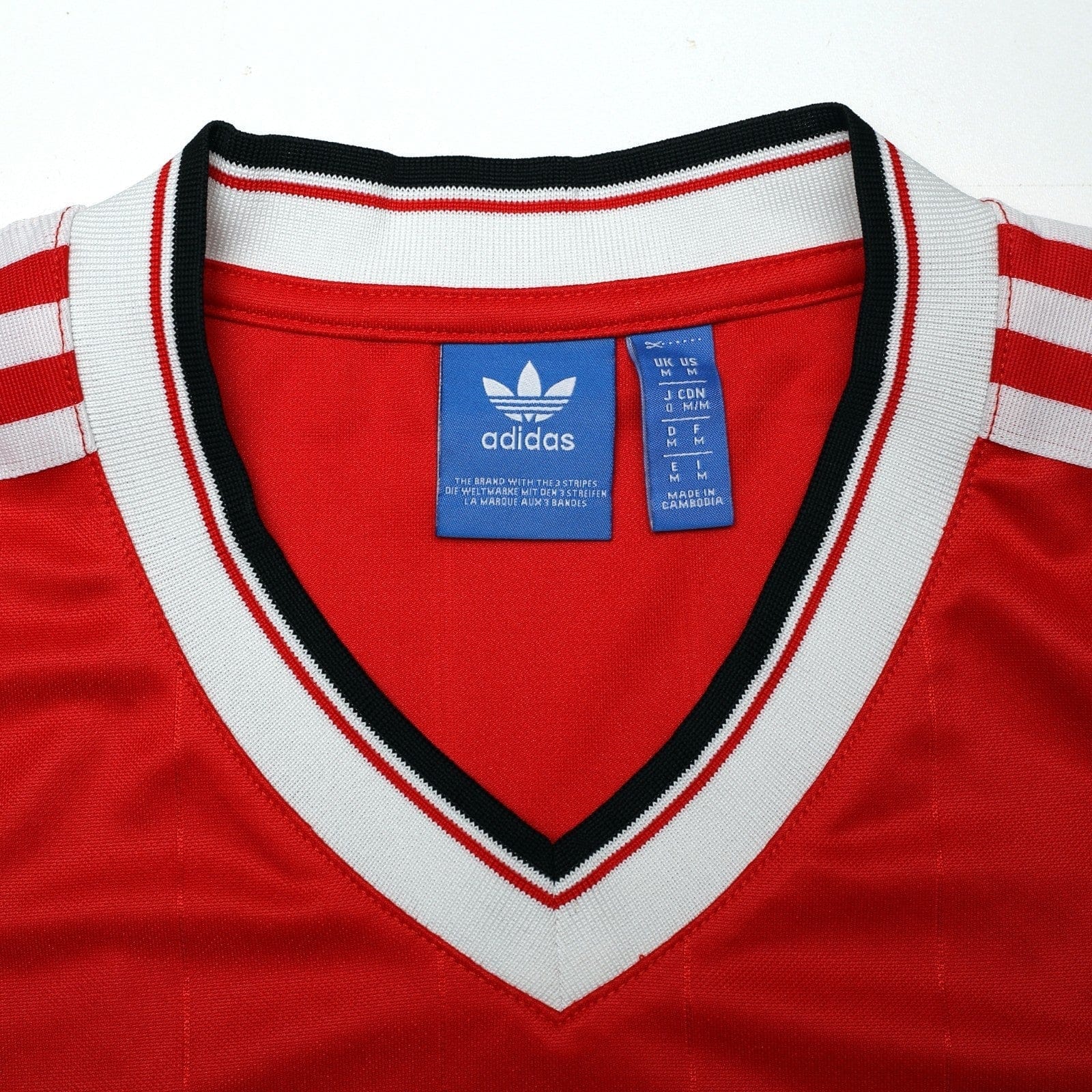1983/84 Robson #7 Manchester United Home adidas Originals Football Shirt (M)