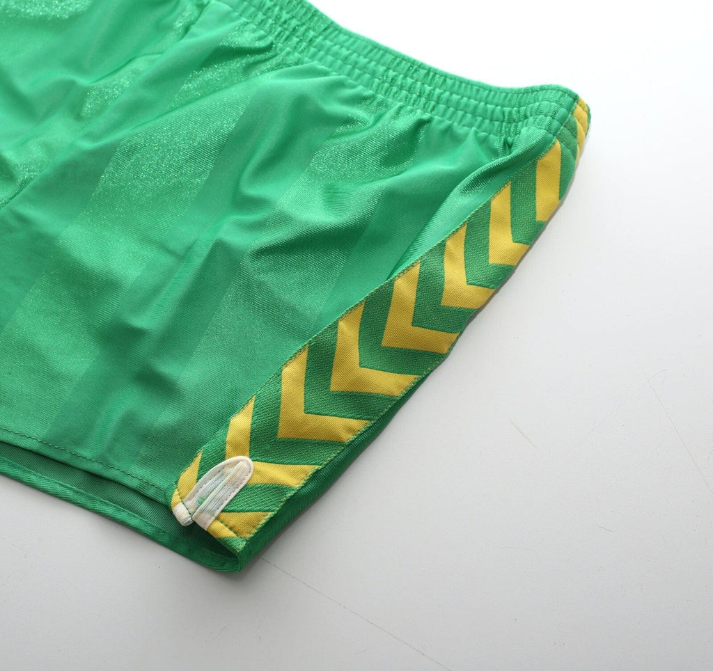 1984/85 NORWICH CITY Vintage Hummel Home Football Shorts 36" (L)