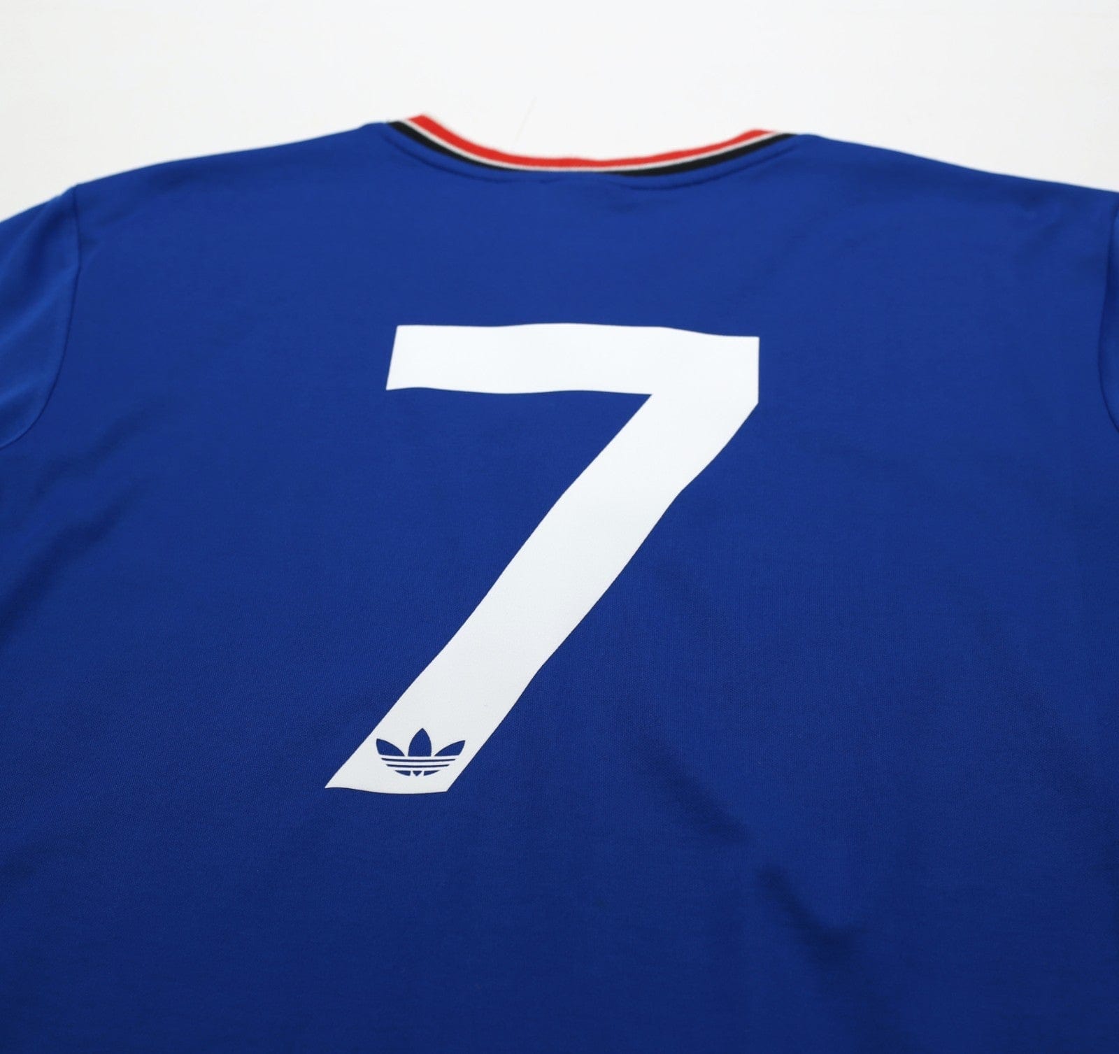 1984/85 ROBSON #7 Manchester United adidas Originals Away Football Shirt (L/XL)