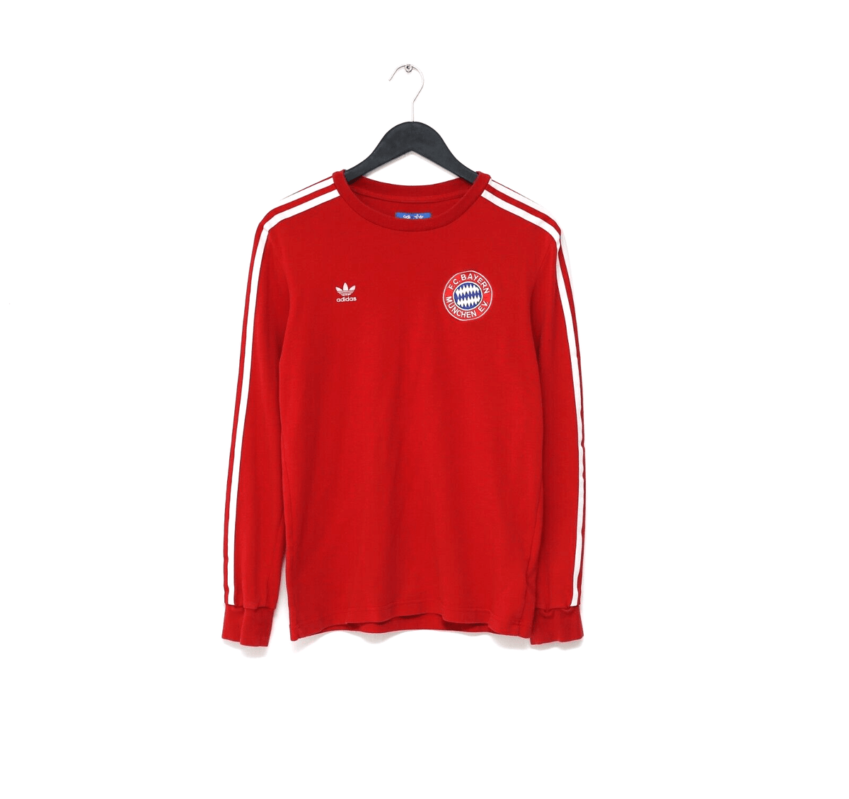 1984/86 BAYERN MUNICH Retro adidas Originals Football L/S Shirt (S/M)