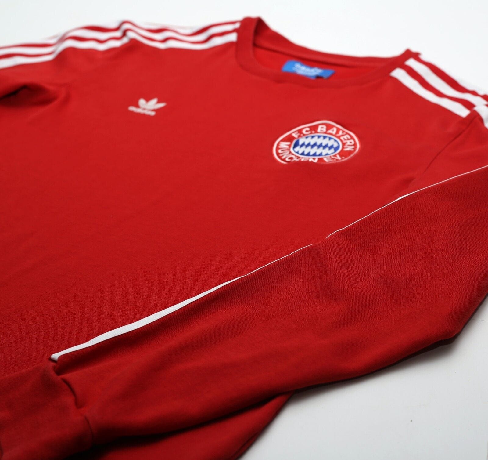 1984/86 BAYERN MUNICH Retro adidas Originals Football L/S Shirt (S/M)