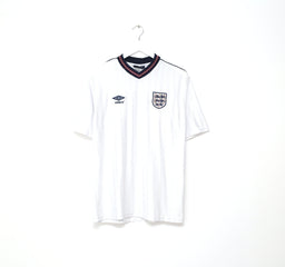 1984/87 ENGLAND Retro Umbro Home Football Shirt (M/L) Mexico World Cup 1986