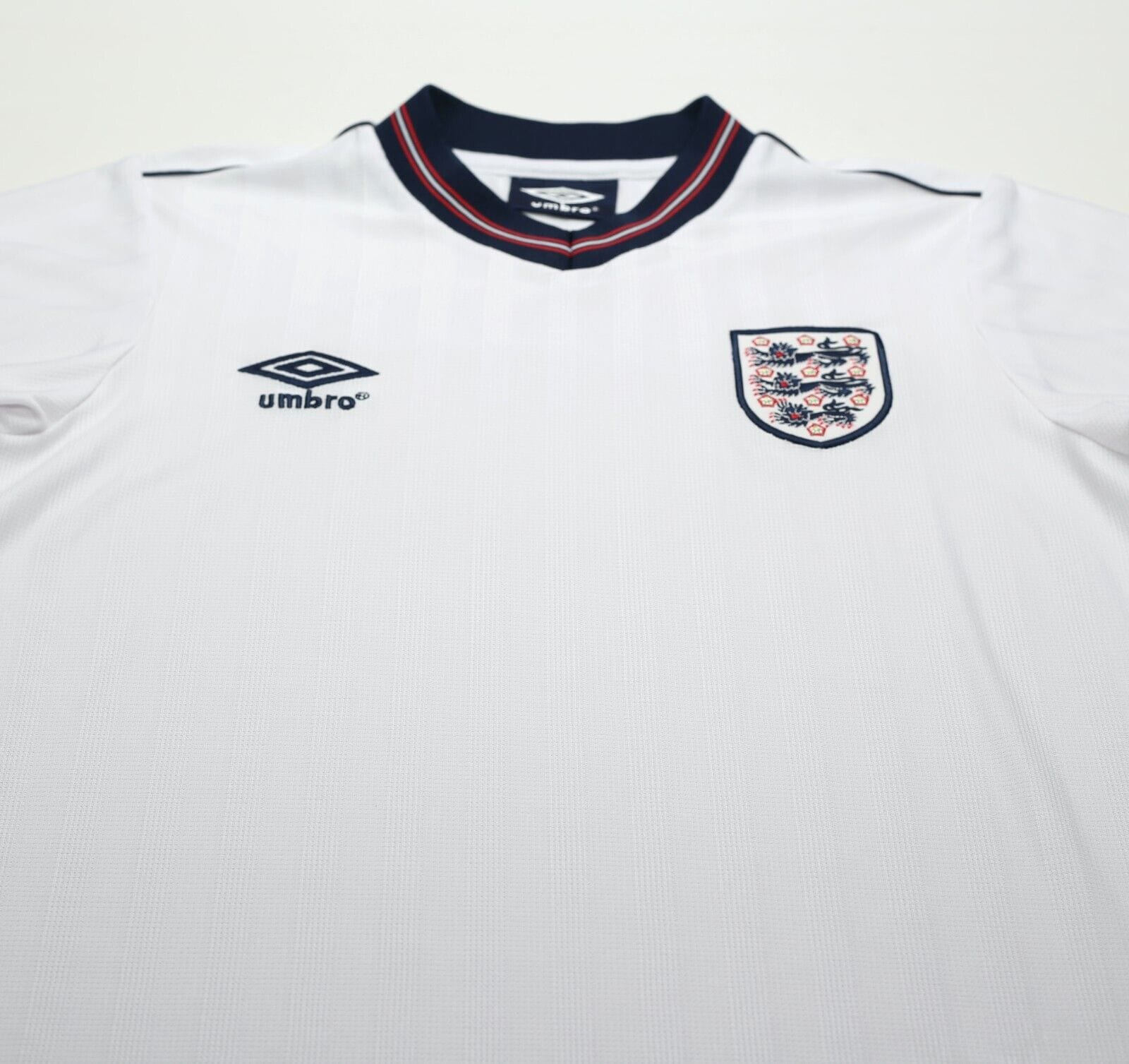 1984/87 ENGLAND Retro Umbro Home Football Shirt (S) Mexico World Cup 1986