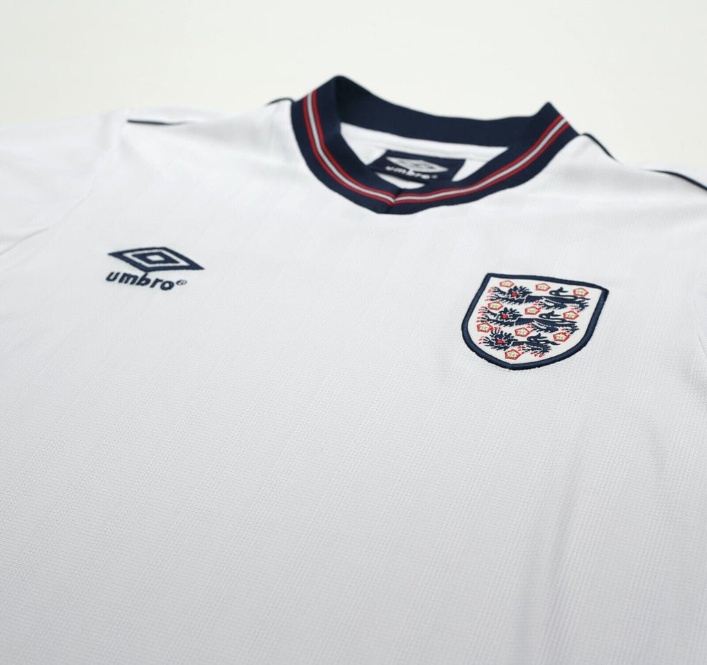 1984/87 ENGLAND Retro Umbro Home Football Shirt (S) Mexico World Cup 1986
