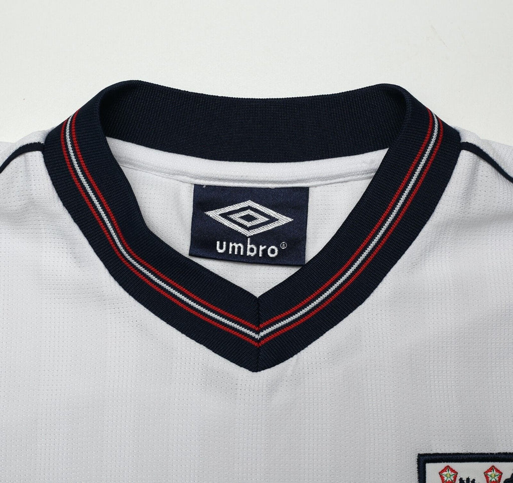 1984/87 ENGLAND Retro Umbro Home Football Shirt (S) Mexico World Cup 1986