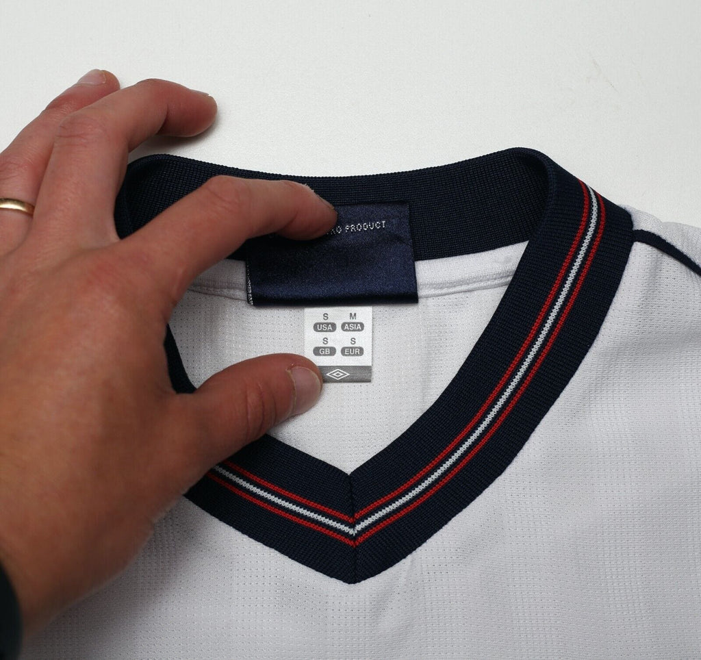 1984/87 ENGLAND Retro Umbro Home Football Shirt (S) Mexico World Cup 1986