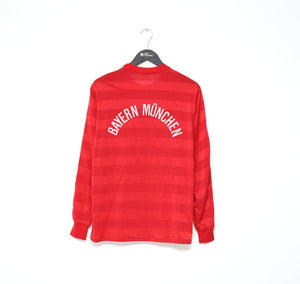 1984/89 BAYERN MUNICH Vintage adidas Home LS Football Shirt (M) COMMODORE