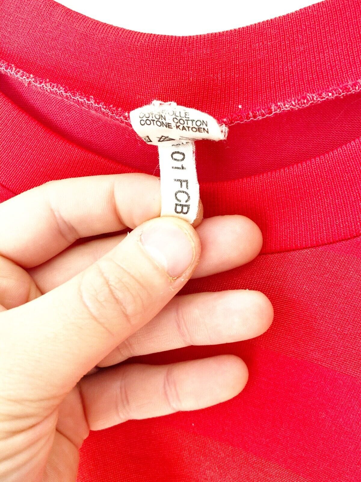 1984/89 BAYERN MUNICH Vintage adidas Home LS Football Shirt (M) COMMODORE