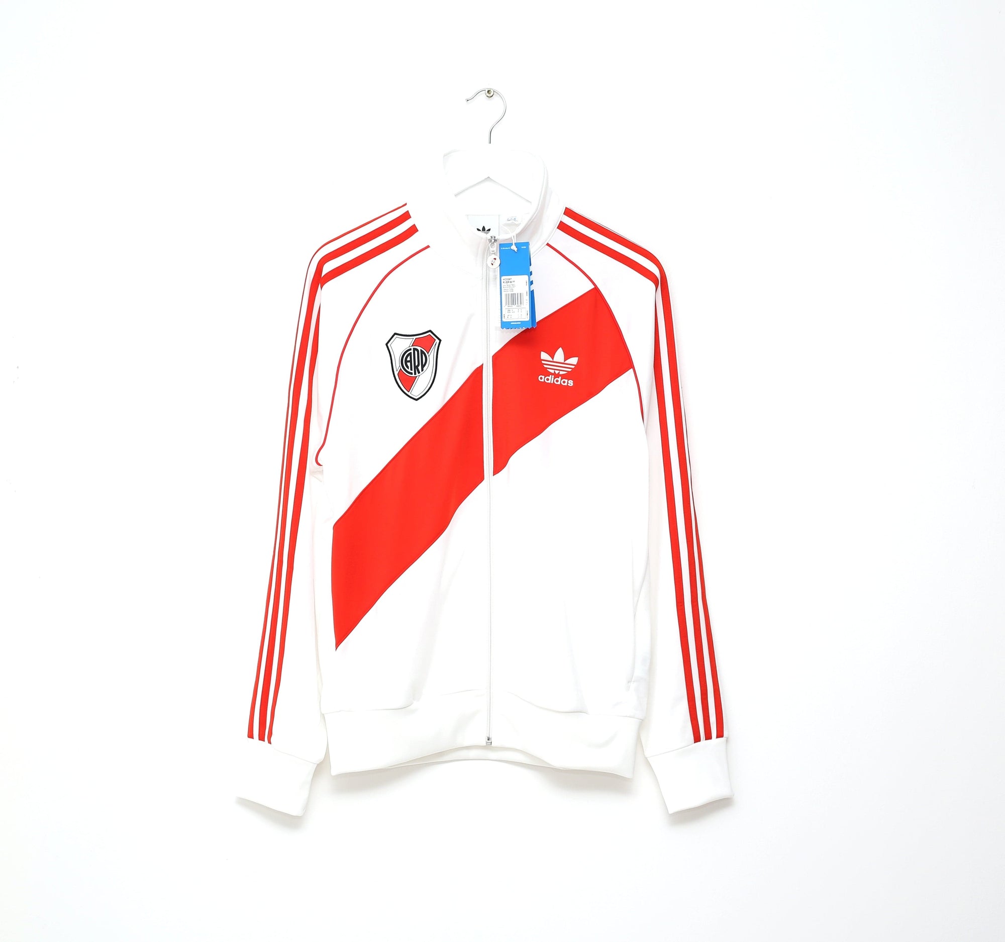 1985/86 RIVER PLATE Retro adidas Originals Football Track Top Jacket (M) BNWT