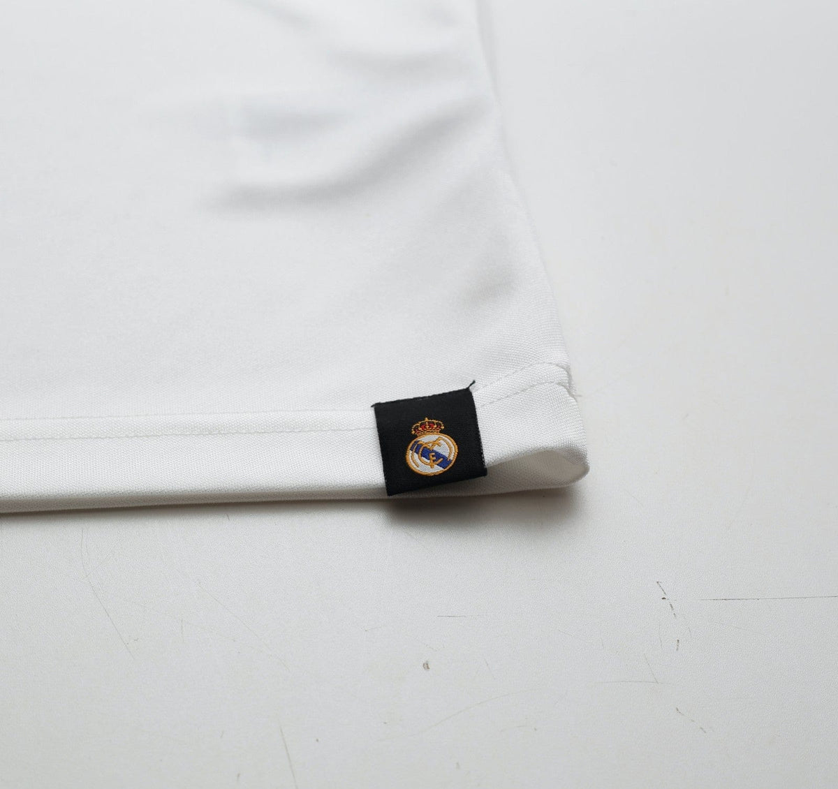 1985/86 SANCHEZ #9 Real Madrid Retro adidas Originals Home Football Shirt (L)