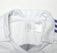 1985/86 SANCHEZ #9 Real Madrid Retro adidas Originals Home Football Shirt (M)
