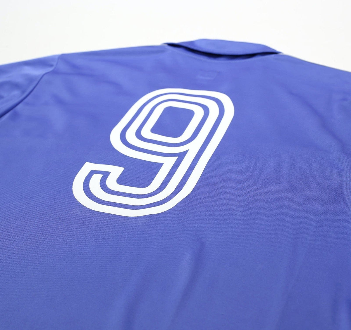 1985/86 SANCHEZ #9 Real Madrid Retro adidas Originals LS Away Football Shirt (L)