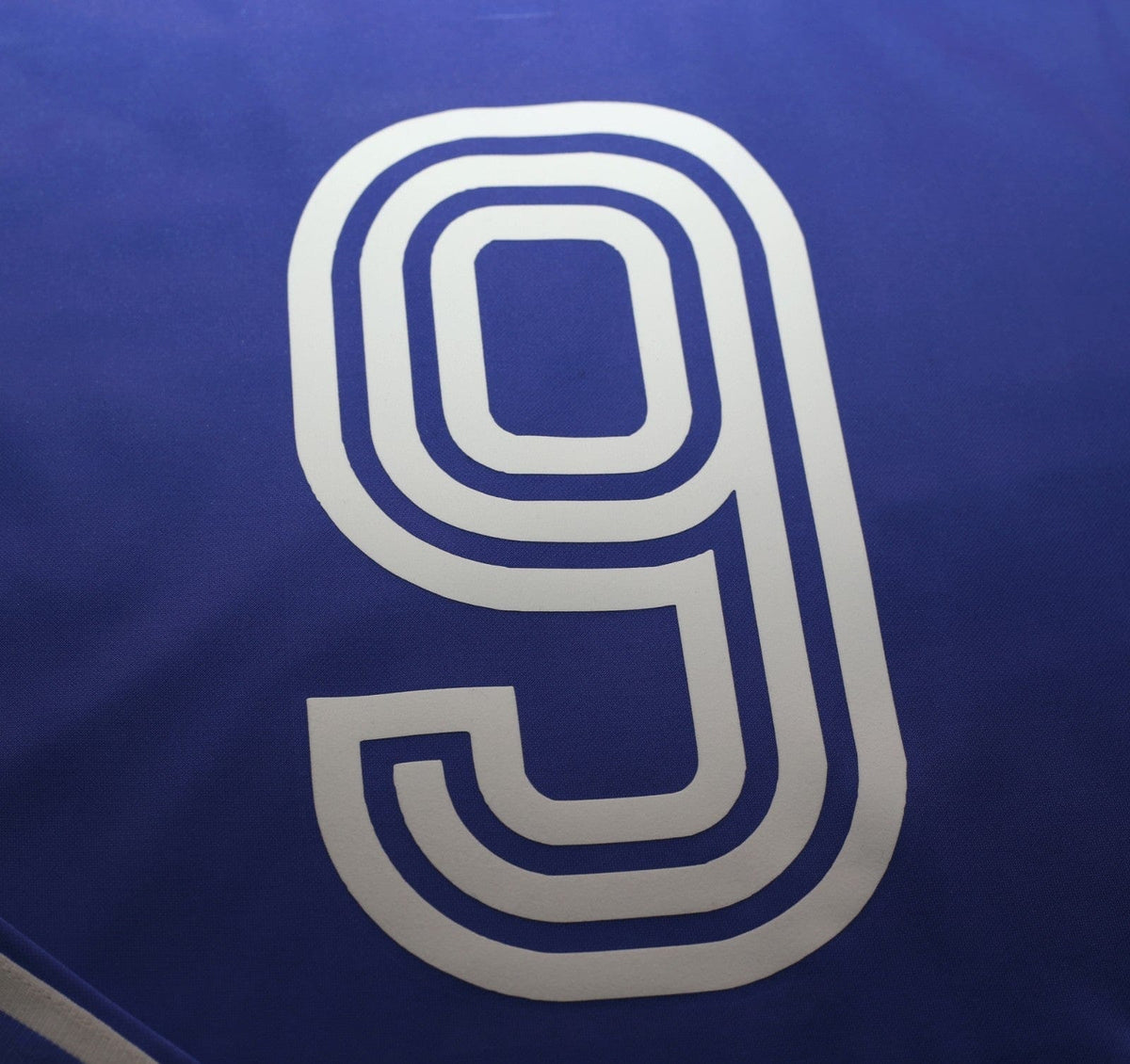 1985/86 SANCHEZ #9 Real Madrid Retro adidas Originals LS Away Football Shirt (L)