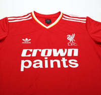 1985/87 DALGLISH #7 Liverpool Retro adidas Originals Home Football Shirt (M)