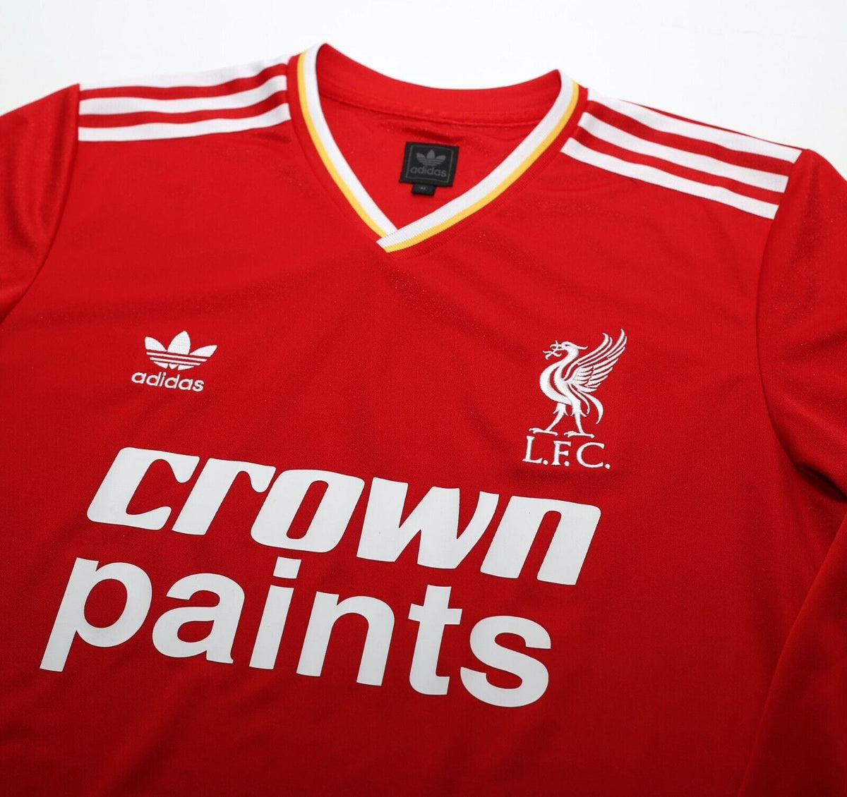1985/87 DALGLISH #7 Liverpool Retro adidas Originals Home Football Shirt (M)