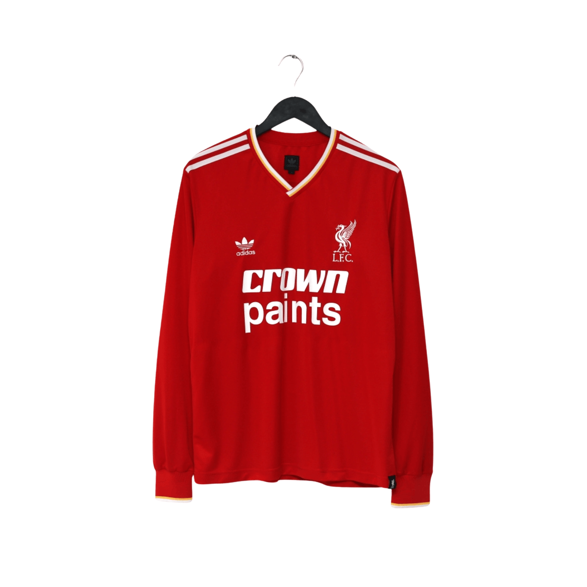 1985/87 Dalglish #7 Liverpool Retro adidas Originals L/S Home Football Shirt M/L