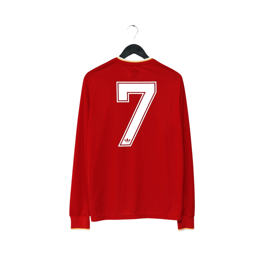 1985/87 Dalglish #7 Liverpool Retro adidas Originals L/S Home Football Shirt M/L