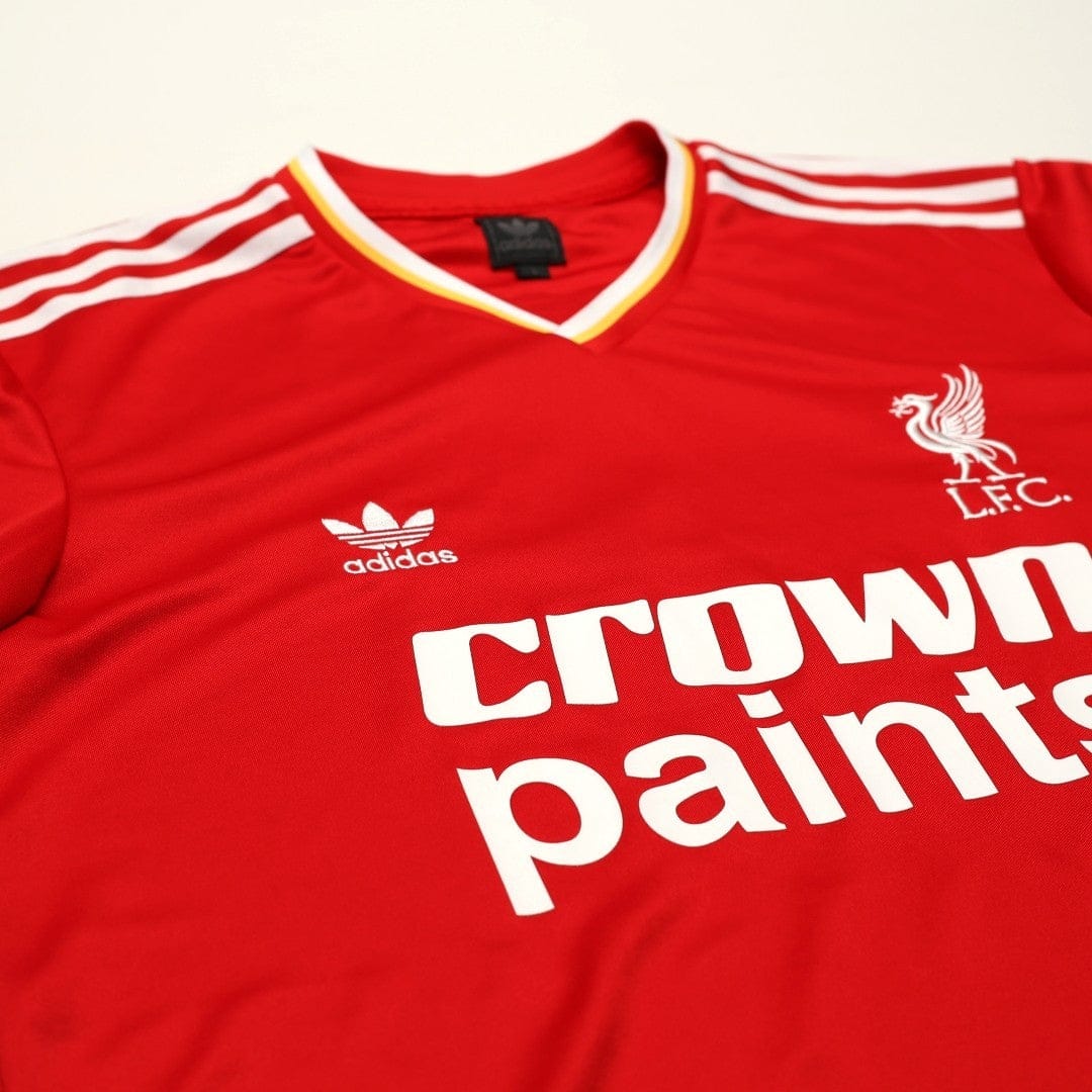 1985/87 Dalglish #7 Liverpool Retro adidas Originals L/S Home Football Shirt M/L