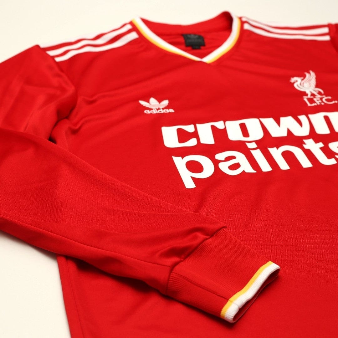 1985/87 Dalglish #7 Liverpool Retro adidas Originals L/S Home Football Shirt M/L