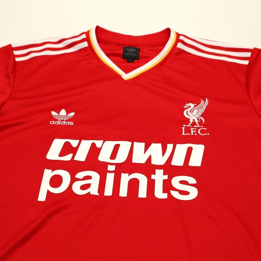 1985/87 Dalglish #7 Liverpool Retro adidas Originals L/S Home Football Shirt M/L