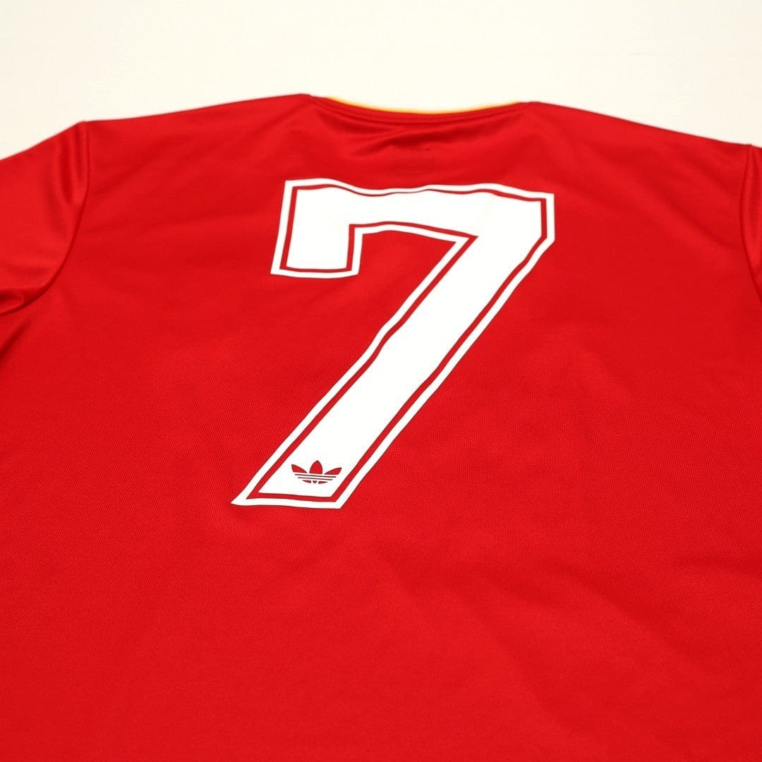 1985/87 Dalglish #7 Liverpool Retro adidas Originals L/S Home Football Shirt M/L