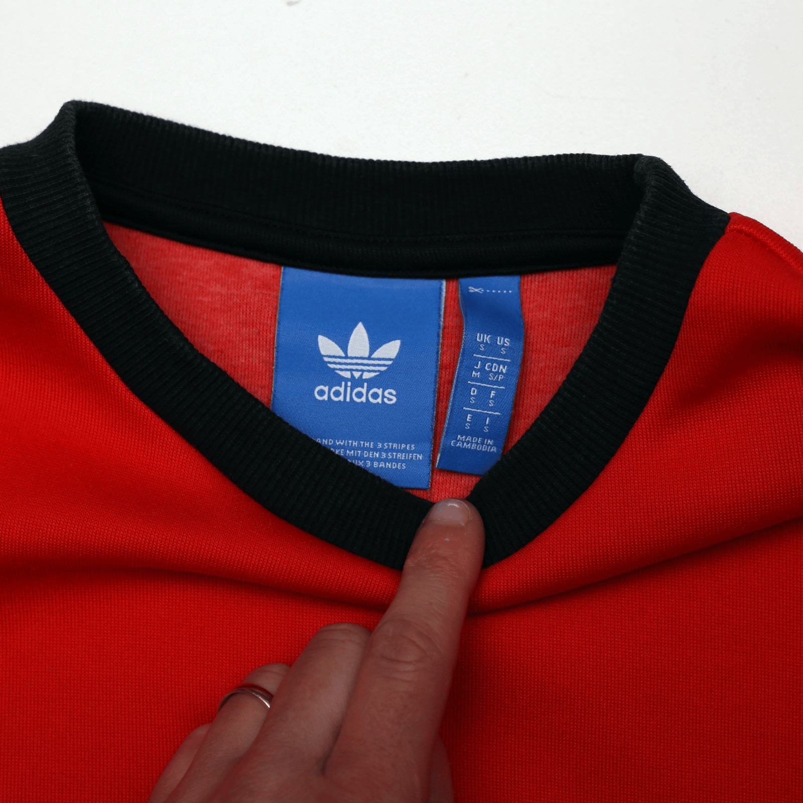 1985 Inspired Manchester United adidas Originals Football Sweatshirt (S)