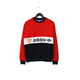 1985 Inspired Manchester United adidas Originals Football Sweatshirt (S)