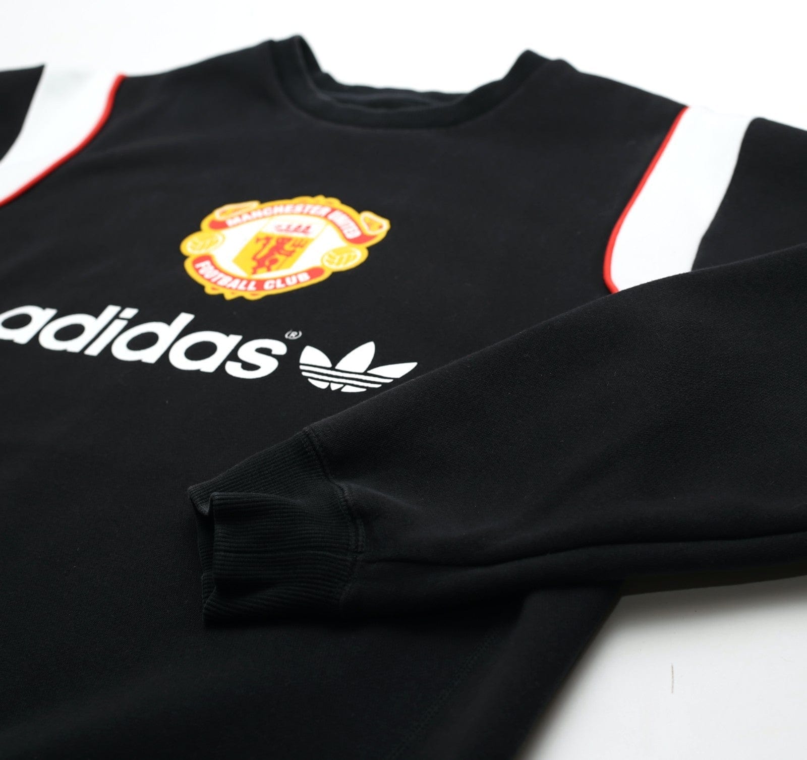 1985 Inspired MANCHESTER UNITED Retro adidas Originals Sweatshirt (L)