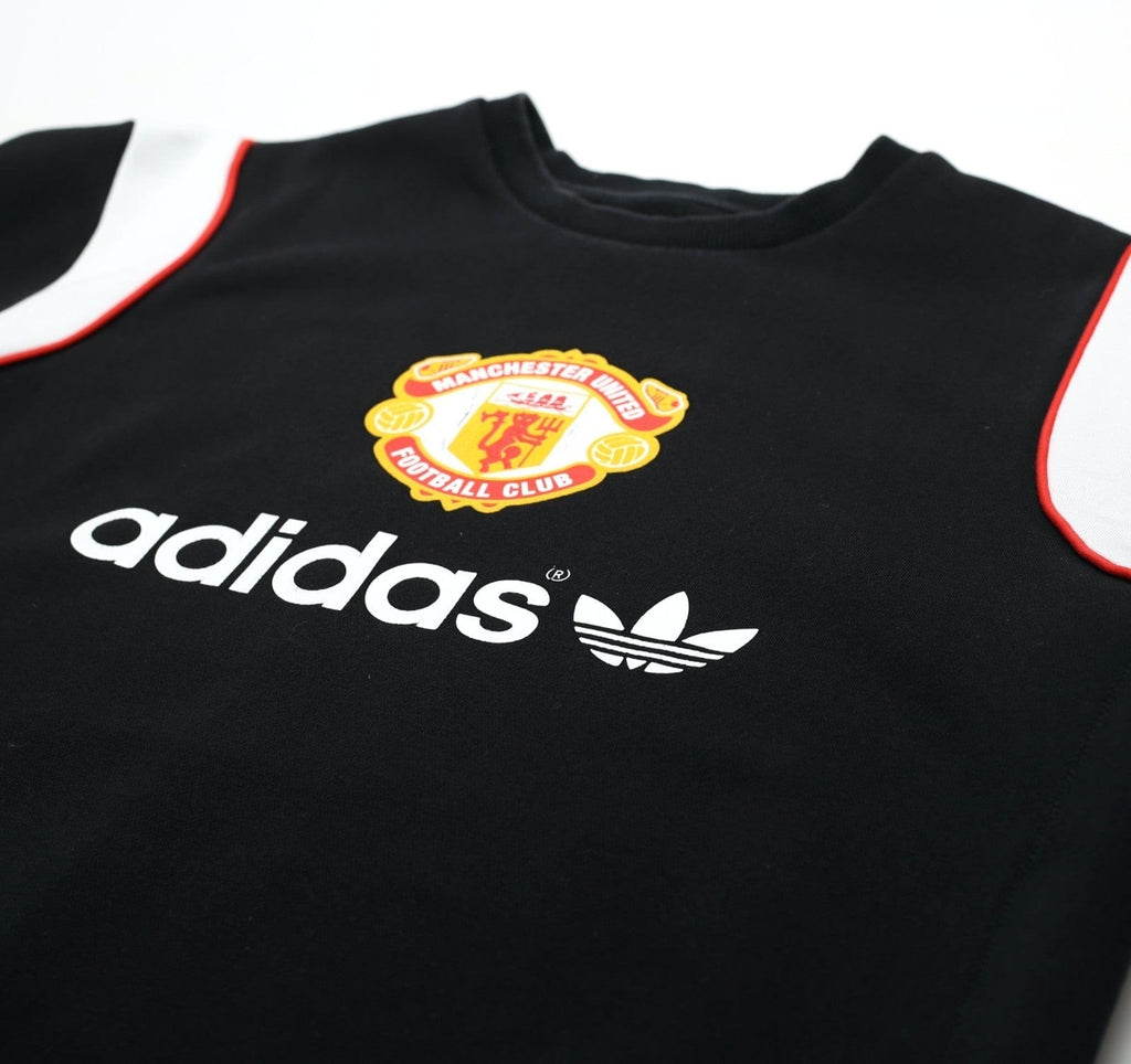 1985 Inspired MANCHESTER UNITED Retro adidas Originals Sweatshirt (L)