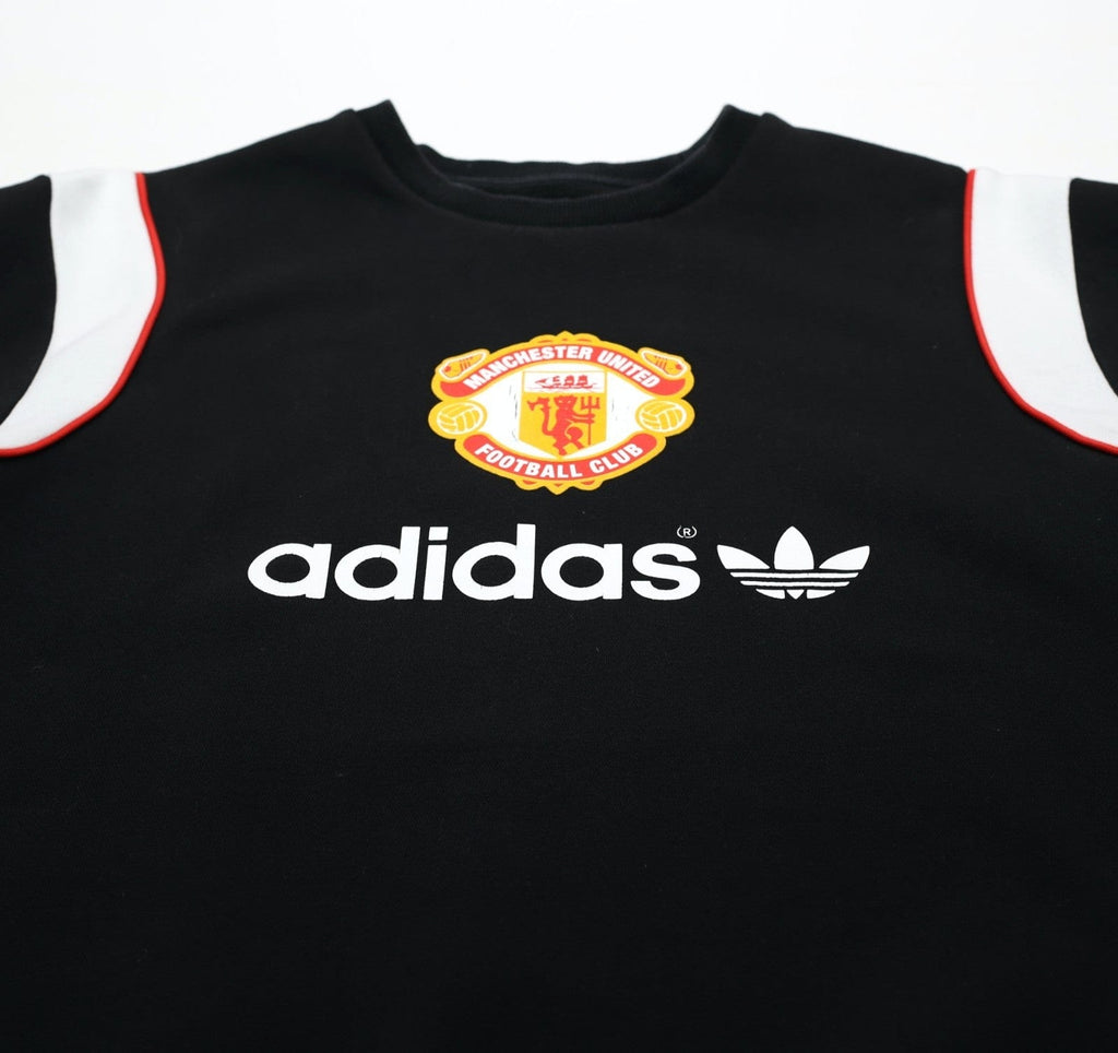 1985 Inspired MANCHESTER UNITED Retro adidas Originals Sweatshirt (L)