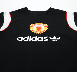1985 Inspired MANCHESTER UNITED Retro adidas Originals Sweatshirt (L)