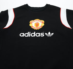 1985 Inspired MANCHESTER UNITED Retro adidas Originals Sweatshirt (L)