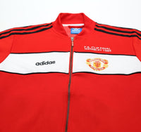 1985 MANCHESTER UNITED adidas Originals FA Cup Football Track Top Jacket (S)