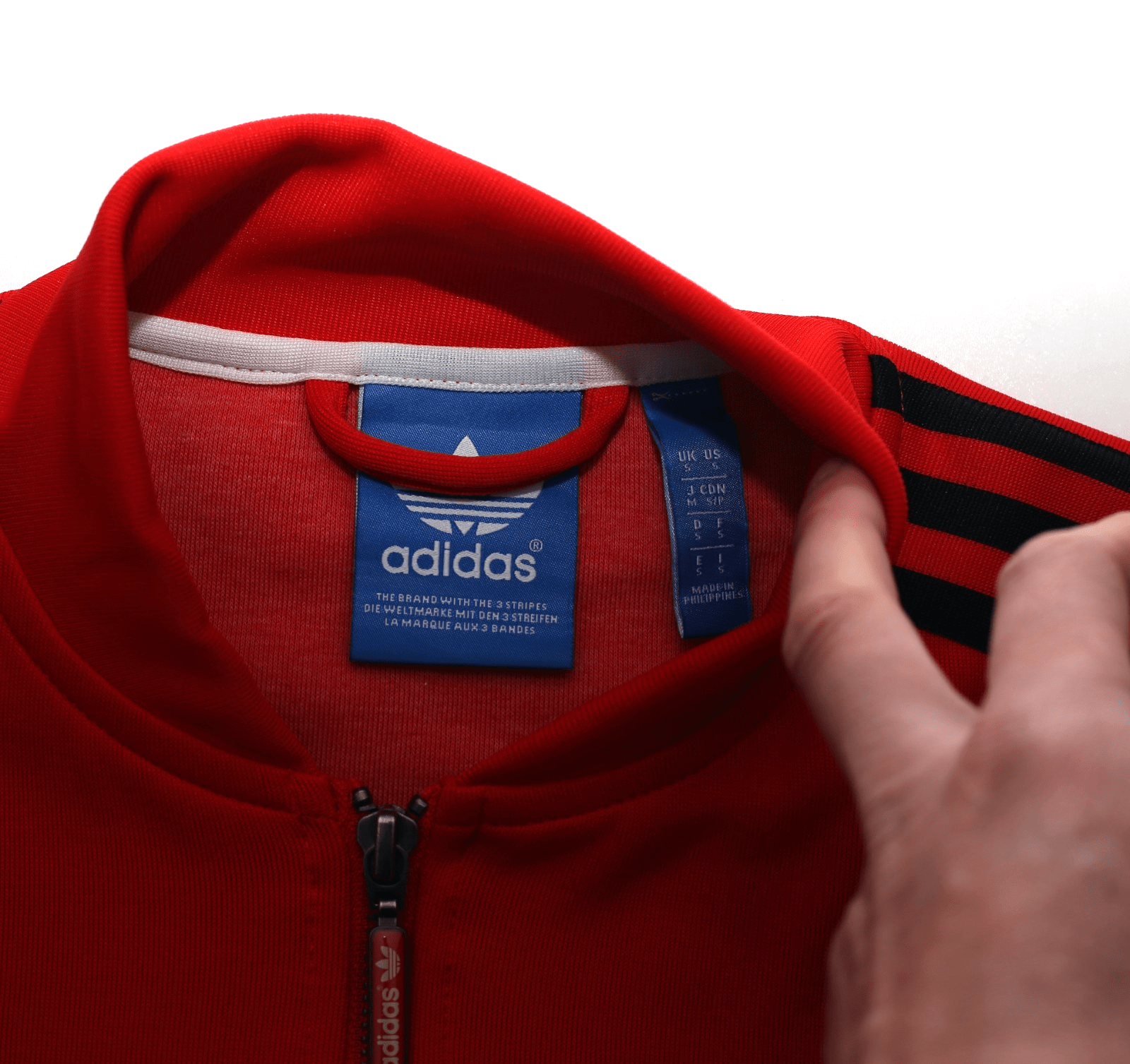 1985 MANCHESTER UNITED adidas Originals FA Cup Football Track Top Jacket (S)