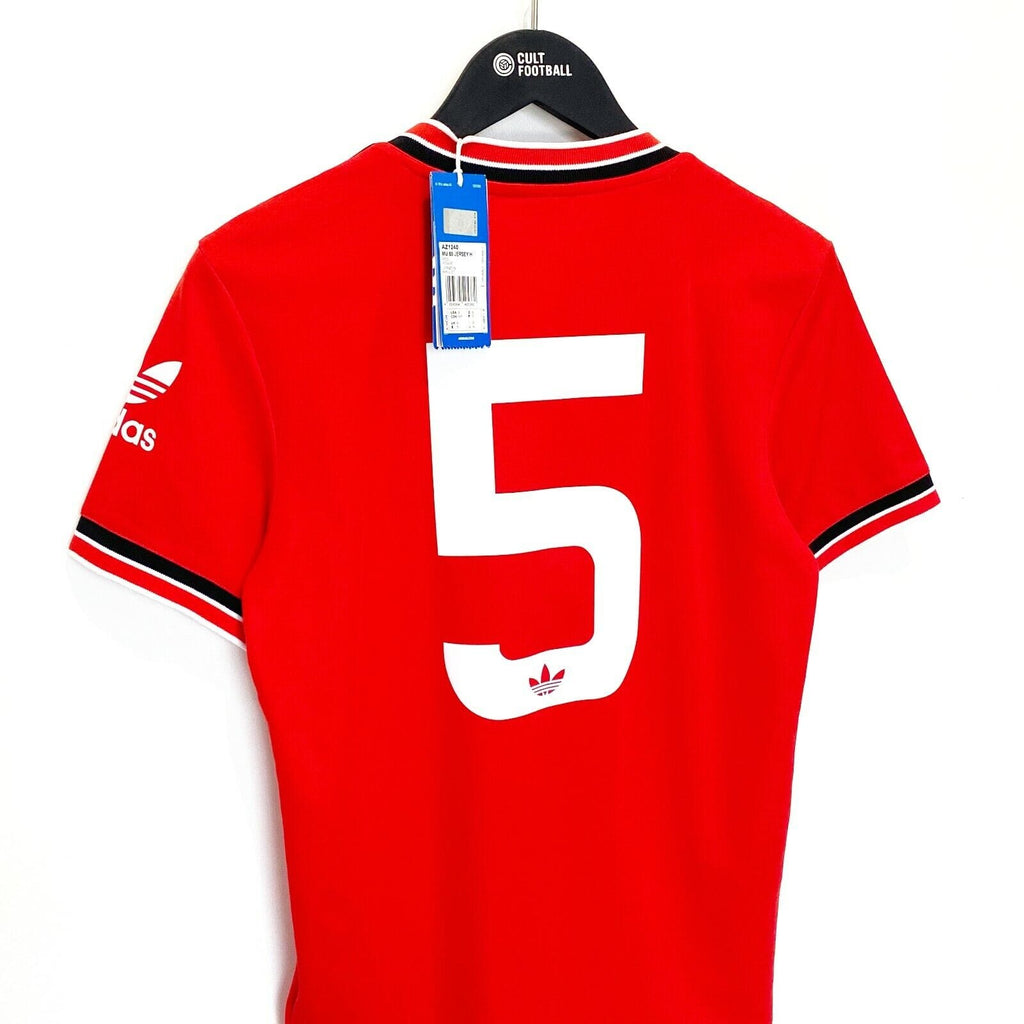 1985 McGRATH #5 Manchester United adidas Originals FA Cup Football Shirt S BNWT