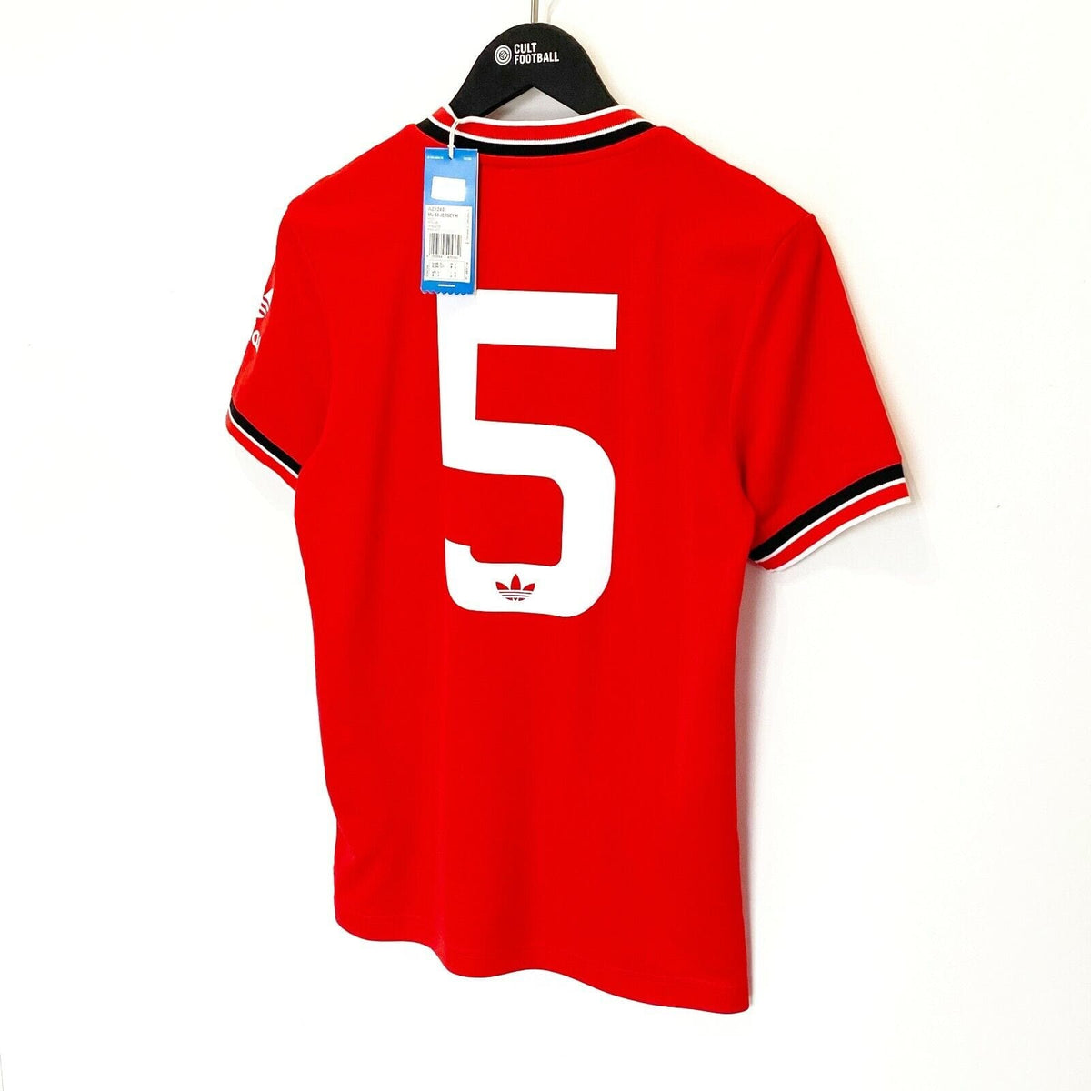 1985 McGRATH #5 Manchester United adidas Originals FA Cup Football Shirt S BNWT
