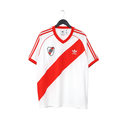 1985' River Plate #10 Retro adidas Originals Home Football Shirt (XL)