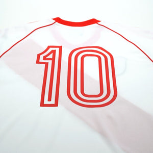 1985' River Plate #10 Retro adidas Originals Home Football Shirt (XL)