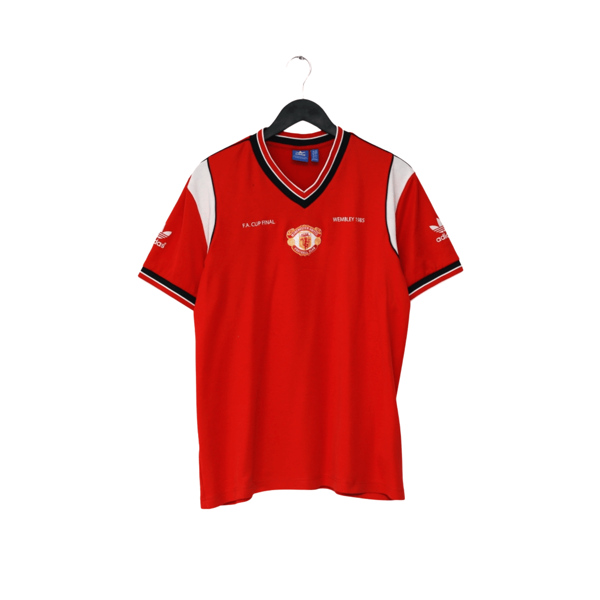 1985 Robson #7 Manchester United adidas Originals FA Cup Football Shirt (L/XL)