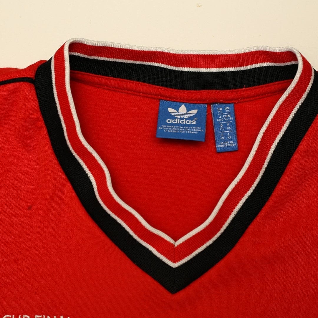 1985 Robson #7 Manchester United adidas Originals FA Cup Football Shirt (L/XL)